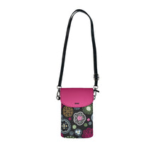 Load image into Gallery viewer, Floating Flowers Small Cell Phone Wallet

