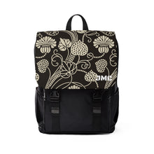 Load image into Gallery viewer, Black Leaf Unisex Casual Shoulder Backpack
