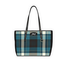 Load image into Gallery viewer, Blueberry Plaid PU Leather Shoulder Bag
