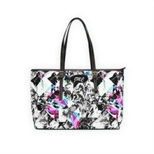 Load image into Gallery viewer, Scattered Purple PU Leather Shoulder Bag
