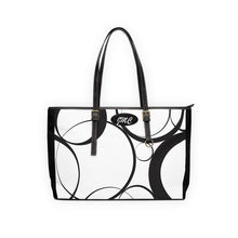 Load image into Gallery viewer, Two Tone Circle PU Leather Shoulder Bag
