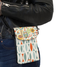 Load image into Gallery viewer, Owl Dance Small Cell Phone Wallet
