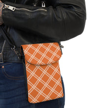 Load image into Gallery viewer, Orange Fame Small Cell Phone Wallet
