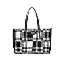 Load image into Gallery viewer, Black Shadow PU Leather Shoulder Bag
