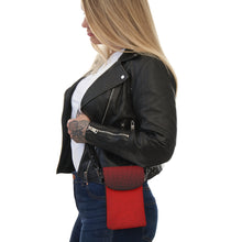 Load image into Gallery viewer, Red Creator Small Cell Phone Wallet
