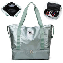 Load image into Gallery viewer, Sport Bag Women's Waterproof Shoulder Bag Large Handbags Travel Bags Men's Backpack Duffle 2021 Dry Wet Separation for Training
