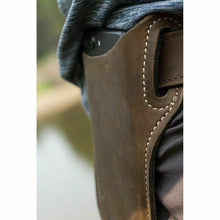 Load image into Gallery viewer, Men Phone Case Holster Cellphone Loop Holster Belt Waist Bag Props Leather Purse Phone Wallet Running Pouch Travel Camping Bags
