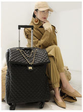 Load image into Gallery viewer, Brand Women carry on Luggage bag Cabin travel Trolley Bags on wheels rolling luggage bag for women Trolley Suitcase wheeled Bag
