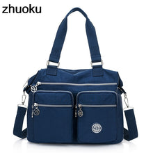 Load image into Gallery viewer, Women Top-handle Shoulder Bag Luxury Handbags Designer Nylon Messenger Bags Beach Casual Tote Female Purse Crossbody Bags
