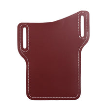 Load image into Gallery viewer, Men Phone Case Holster Cellphone Loop Holster Belt Waist Bag Props Leather Purse Phone Wallet Running Pouch Travel Camping Bags
