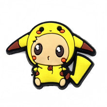 Load image into Gallery viewer, Cute Crocs Charms Pvc Pikachu Gengar Anime Pokemon Shoes Psyduck Buckle Accessories for Kids Croc Charms Decoration Children
