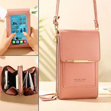 Load image into Gallery viewer, 3 Style Women Bags Soft Leather Wallets Touch Screen Cell Phone Purse Crossbody Shoulder Strap Handbag for Lady
