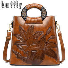 Load image into Gallery viewer, Brown Luxury Handbags Women Bags Designer High Quality Leather Handbag Fashion Shoulder Crossbody Bag for Women 2020 Tote Bag
