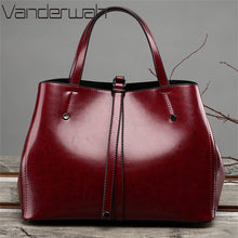 Load image into Gallery viewer, Vintage Leather Handbags and Purses for Women 2022 Trendy High Quality Female Designer Shoulder Crossbody Bag Retro Casual Totes
