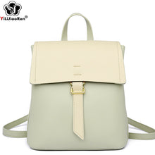 Load image into Gallery viewer, Fashion Women Backpack Shoulder Bag High Quality Pu Leather Women Bagpack Large Capacity Anti Theft Back packs Travel Bags
