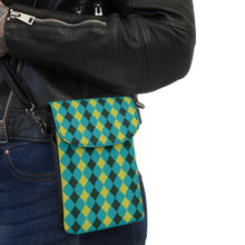 Load image into Gallery viewer, Yellow Diamond Small Cell Phone Wallet
