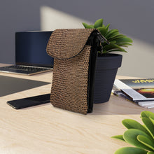 Load image into Gallery viewer, Traveling Brown Speck Small Cell Phone Wallet
