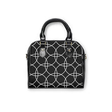 Load image into Gallery viewer, Array of Circles Shoulder Handbag
