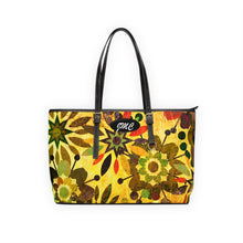 Load image into Gallery viewer, Bursting Air Flowers PU Leather Shoulder Bag
