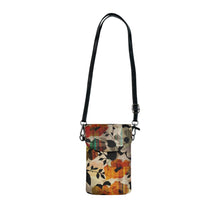 Load image into Gallery viewer, Brush Flowers Small Cell Phone Wallet
