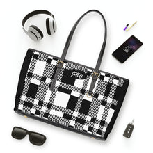 Load image into Gallery viewer, Black Shadow PU Leather Shoulder Bag
