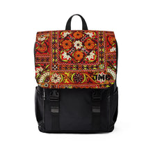 Load image into Gallery viewer, Red Quilt Unisex Casual Shoulder Backpack
