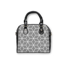 Load image into Gallery viewer, Ticking Black Shoulder Handbag
