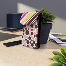 Load image into Gallery viewer, Big Polka Pink Small Cell Phone Wallet
