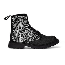 Load image into Gallery viewer, Run on Letters Men's/Youth Canvas Boots
