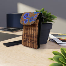 Load image into Gallery viewer, Blue Courage Small Cell Phone Wallet
