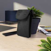 Load image into Gallery viewer, Simply Black Small Cell Phone Wallet
