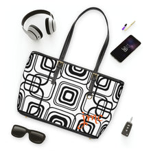 Load image into Gallery viewer, Sacred Squares PU Leather Shoulder Bag

