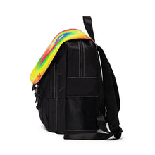 Load image into Gallery viewer, Swirl of Colors Unisex Casual Shoulder Backpack
