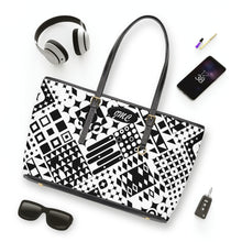 Load image into Gallery viewer, Black Blizzard PU Leather Shoulder Bag
