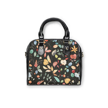 Load image into Gallery viewer, Rain Flowers Shoulder Handbag
