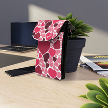 Load image into Gallery viewer, Lovely Hearts Small Cell Phone Wallet
