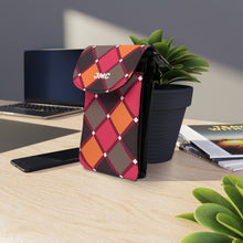 Load image into Gallery viewer, Black Diamond Small Cell Phone Wallet
