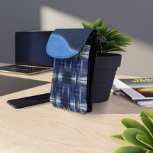 Load image into Gallery viewer, Double Blu Small Cell Phone Wallet
