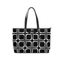 Load image into Gallery viewer, Black Leaf PU Leather Shoulder Bag
