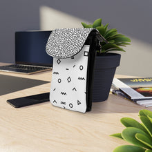 Load image into Gallery viewer, Floating Objects Small Cell Phone Wallet
