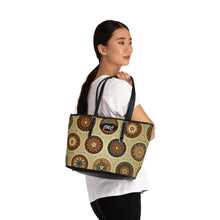 Load image into Gallery viewer, Brown Charms PU Leather Shoulder Bag
