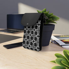 Load image into Gallery viewer, Black Leaf 3 Small Cell Phone Wallet
