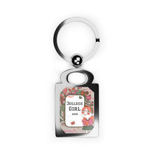 Load image into Gallery viewer, Backward C College Rectangle Photo Keyring
