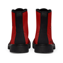 Load image into Gallery viewer, Red With a Touch of Class Women's/Youth Canvas Boots
