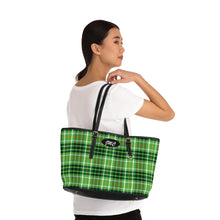 Load image into Gallery viewer, New Green Plaid PU Leather Shoulder Bag

