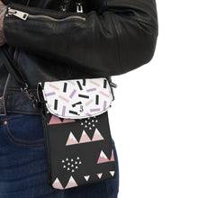 Load image into Gallery viewer, Pink Confetti Small Cell Phone Wallet
