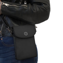 Load image into Gallery viewer, Simple Black Small Cell Phone Wallet
