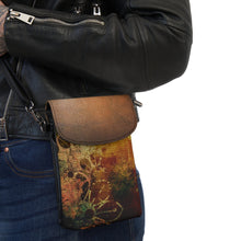 Load image into Gallery viewer, Script Vintage Small Cell Phone Wallet
