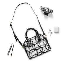Load image into Gallery viewer, Trending Black Circle 3D Shoulder Handbag
