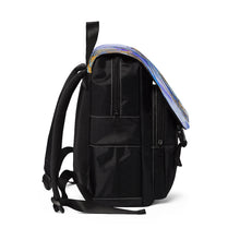 Load image into Gallery viewer, Marble Blue Unisex Casual Shoulder Backpack
